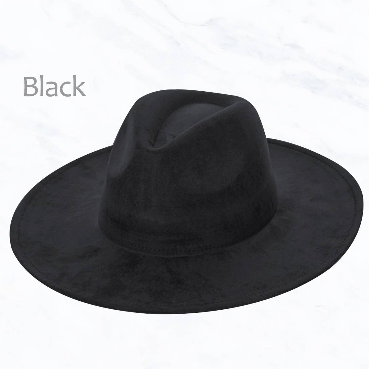 Suede Large Eaves Peach Top Fedora Hat: Teal