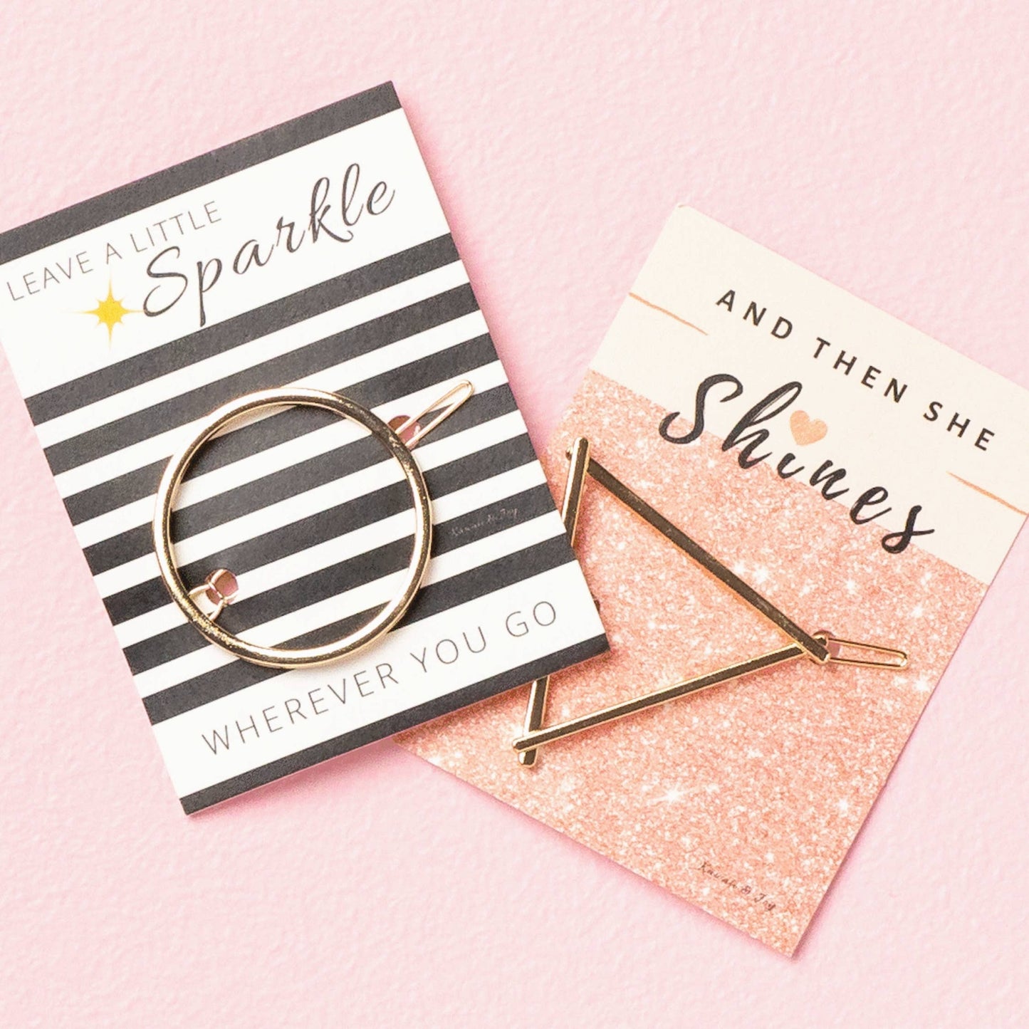 She Shines Hair Clip: Circle