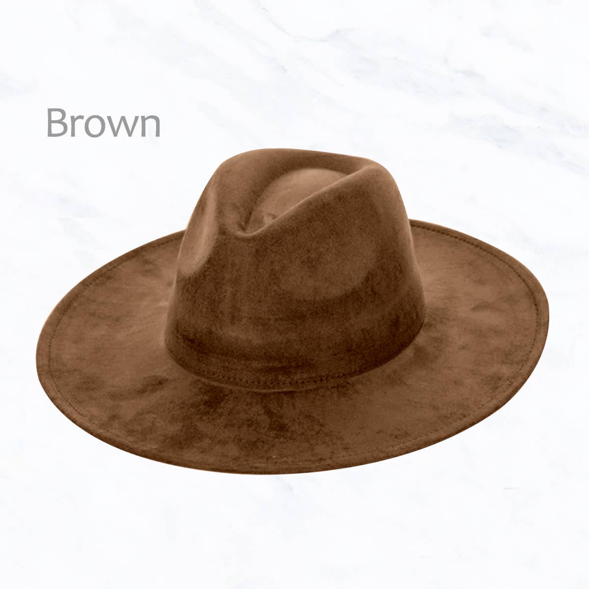 Suede Large Eaves Peach Top Fedora Hat: Teal