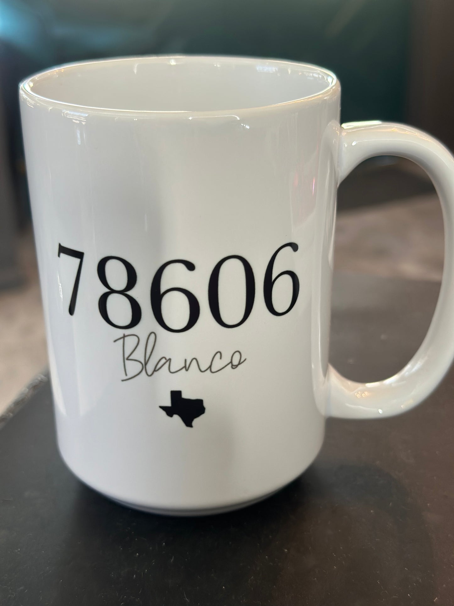 Blanco Zip Code Mug