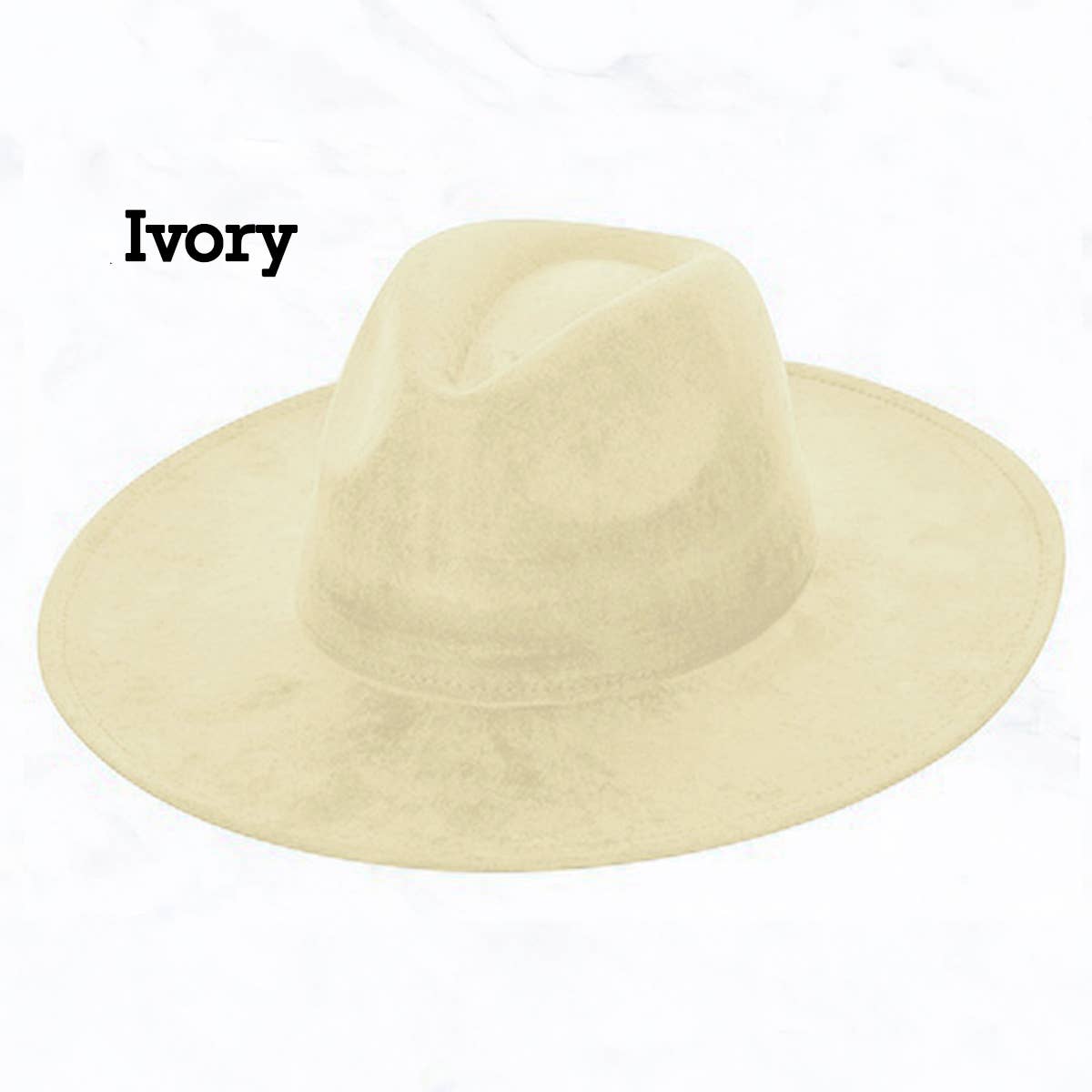 Suede Large Eaves Peach Top Fedora Hat: Teal