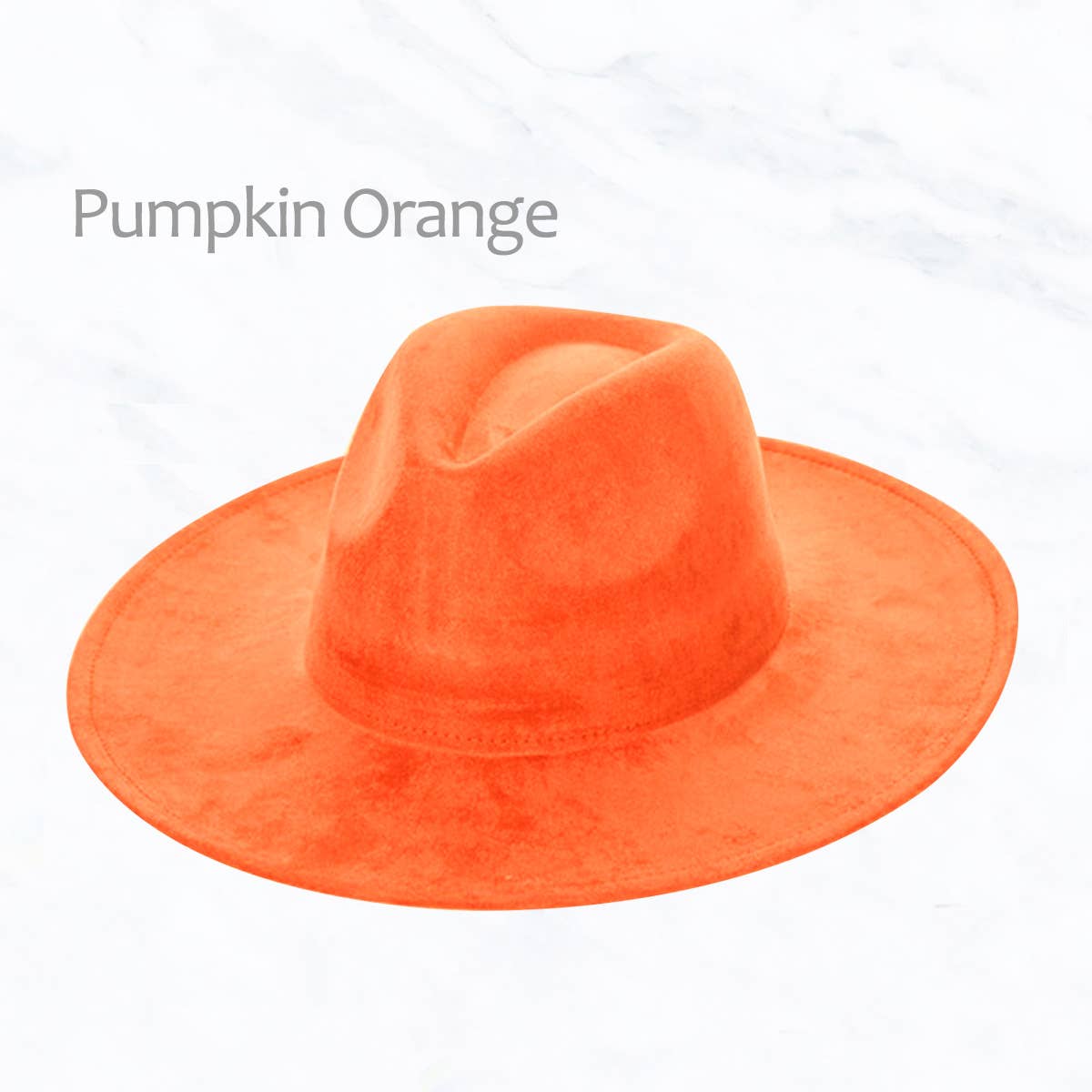 Suede Large Eaves Peach Top Fedora Hat: Teal