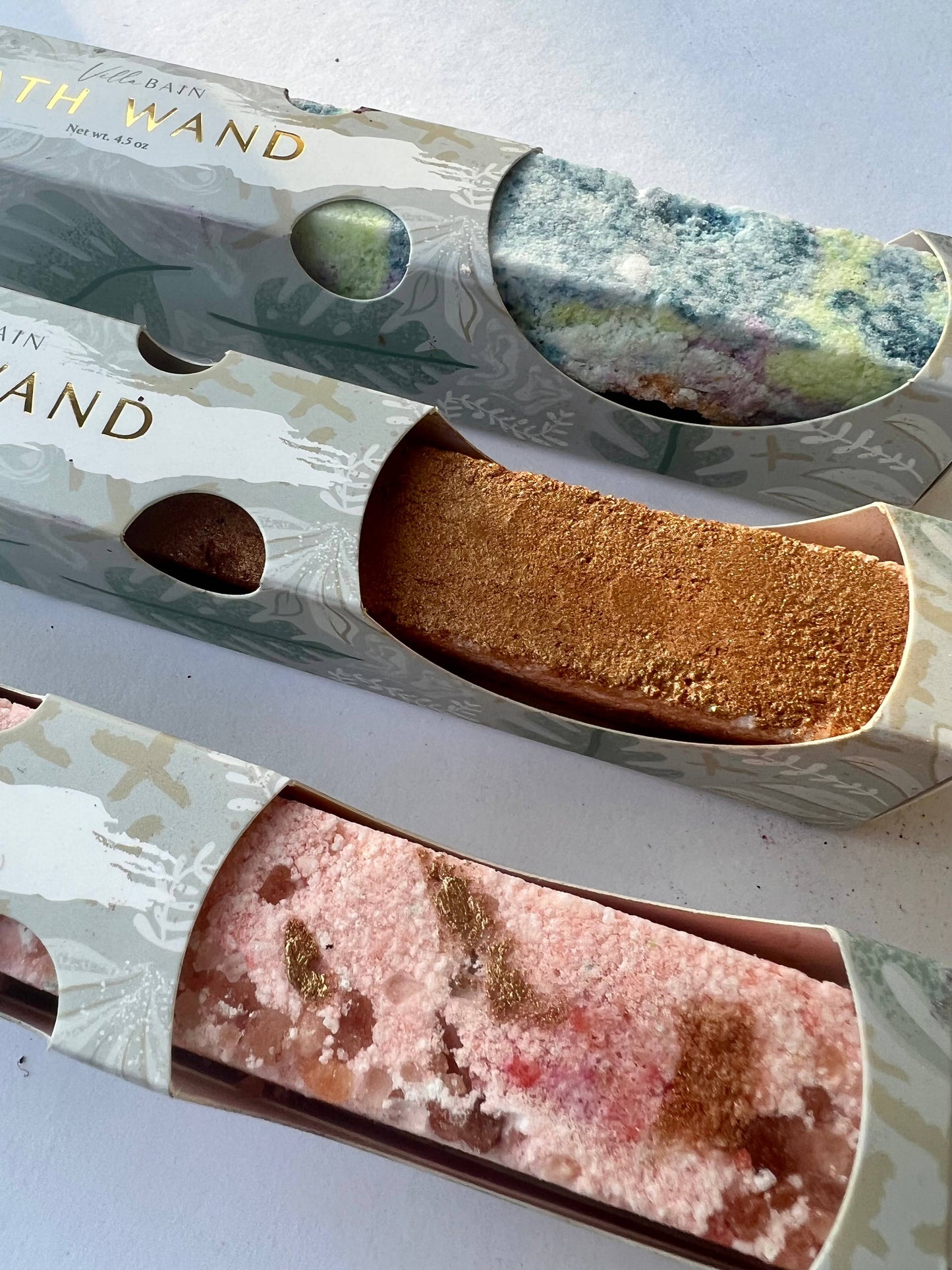 Shine Bath Wand-Solid Gold Glitter