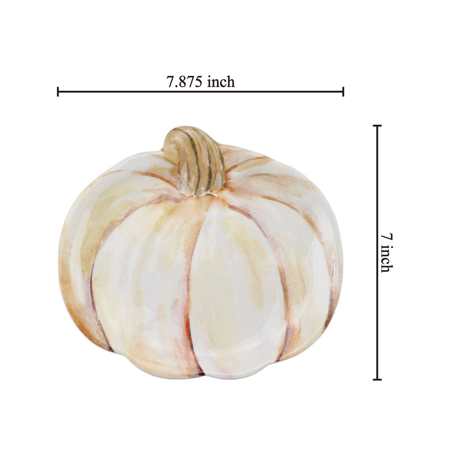 Pumpkin Season 7 7/8" Melamine Plate