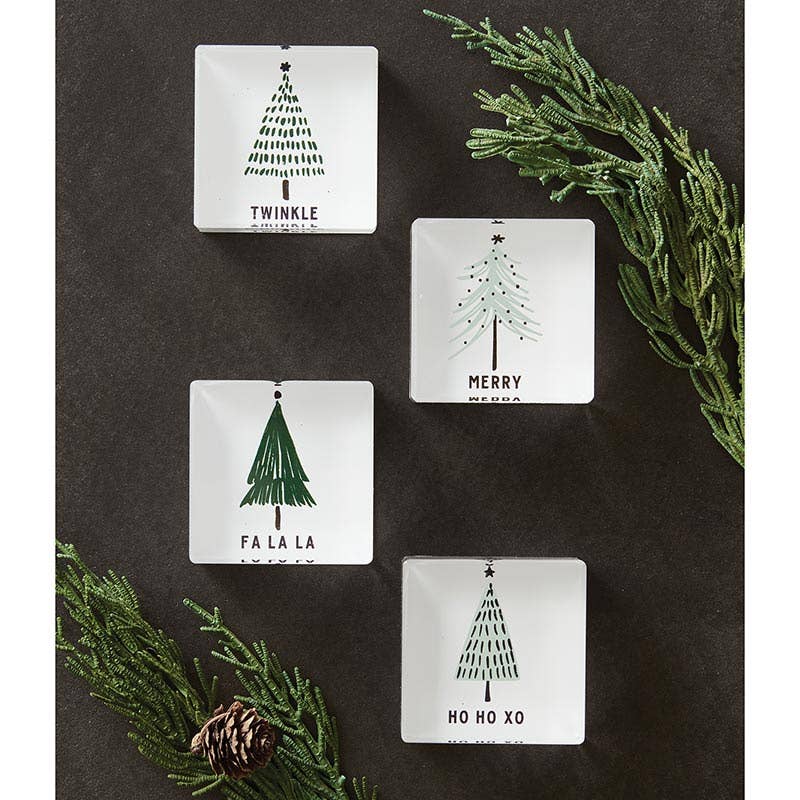 2" Square Lucite Block- Twinkle