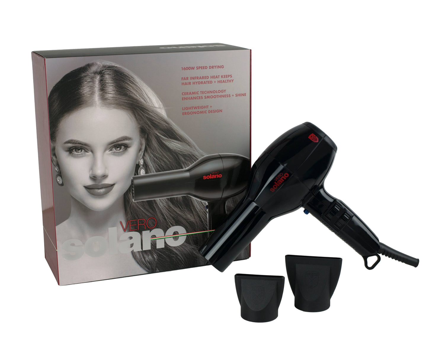 Solano® Vero Tourmaline Professional Hair Dryer