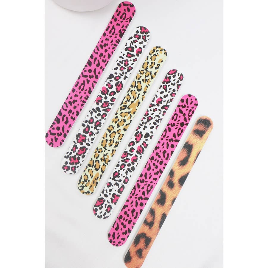 Leopard Nail File- 3 pack