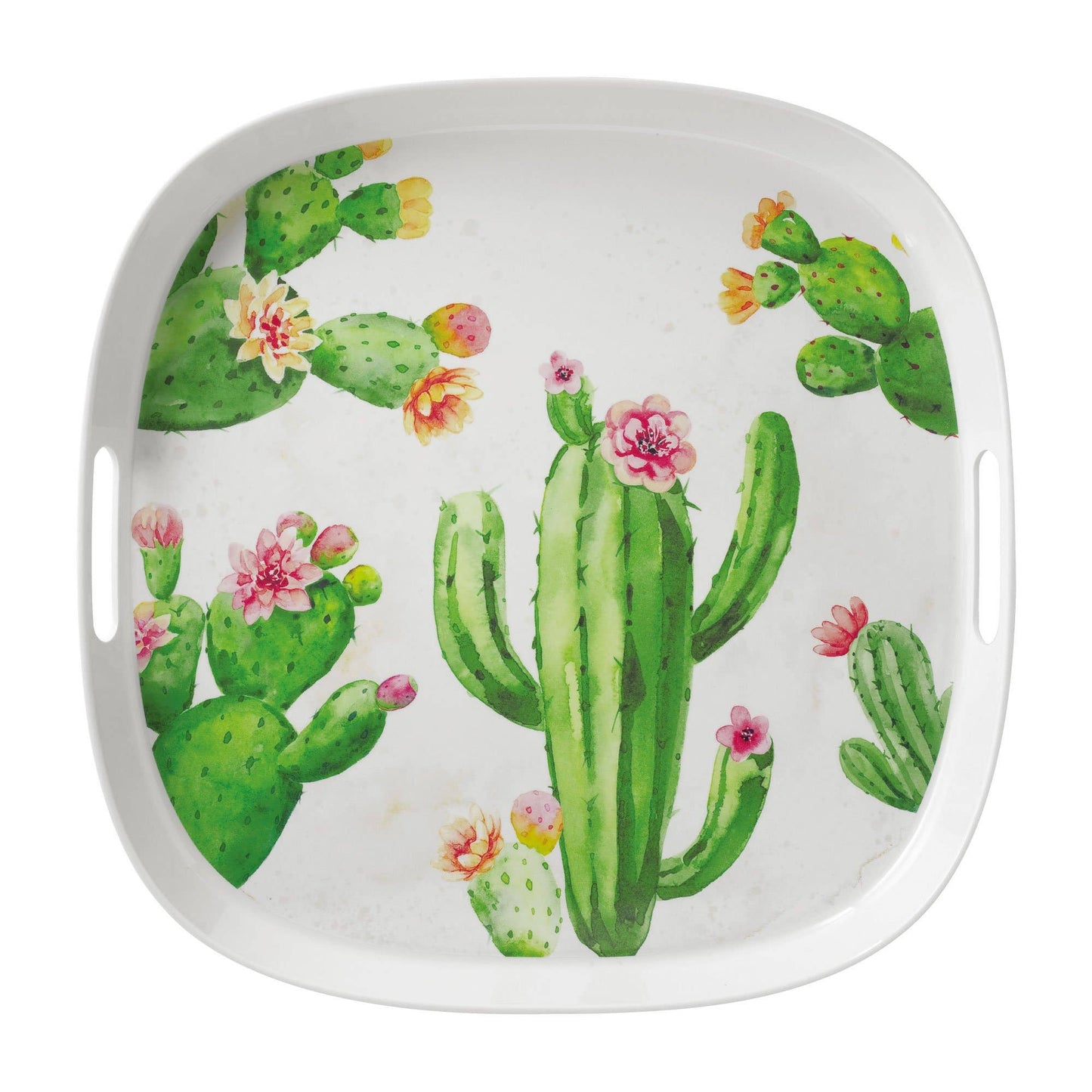 Cactus Melamine 15" Serving Tray