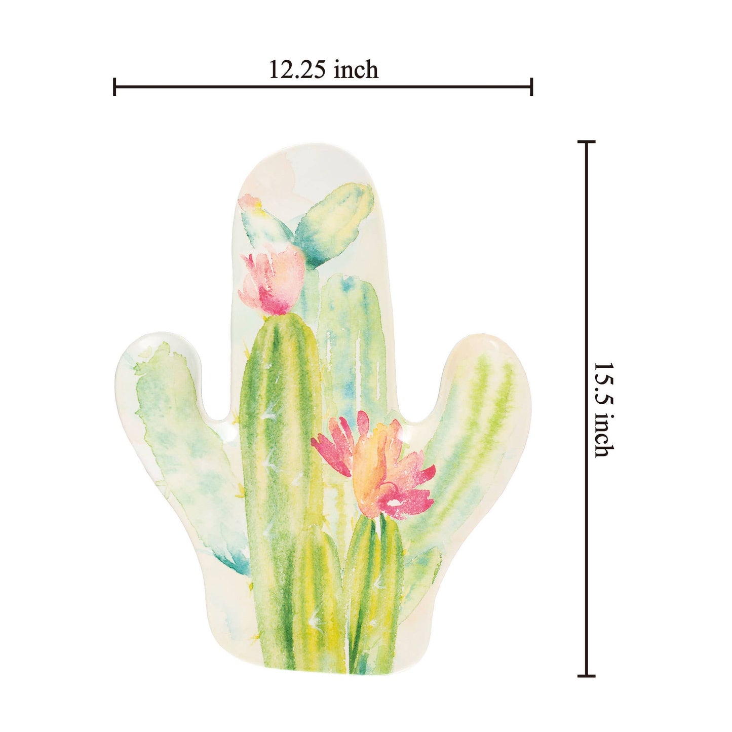 Cactus Garden Melamine 15 1/2" Platter