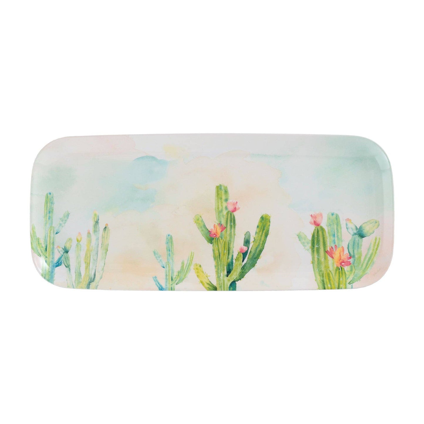 Cactus Garden 15" Melamine Tray