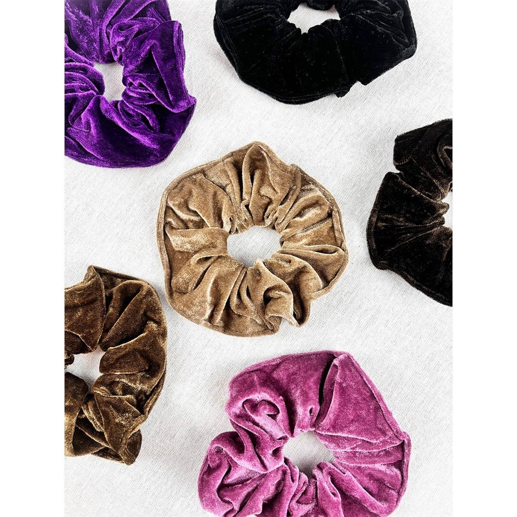 Must Have Large Velvet Scrunchie: MIX COLOR / ONE(12)