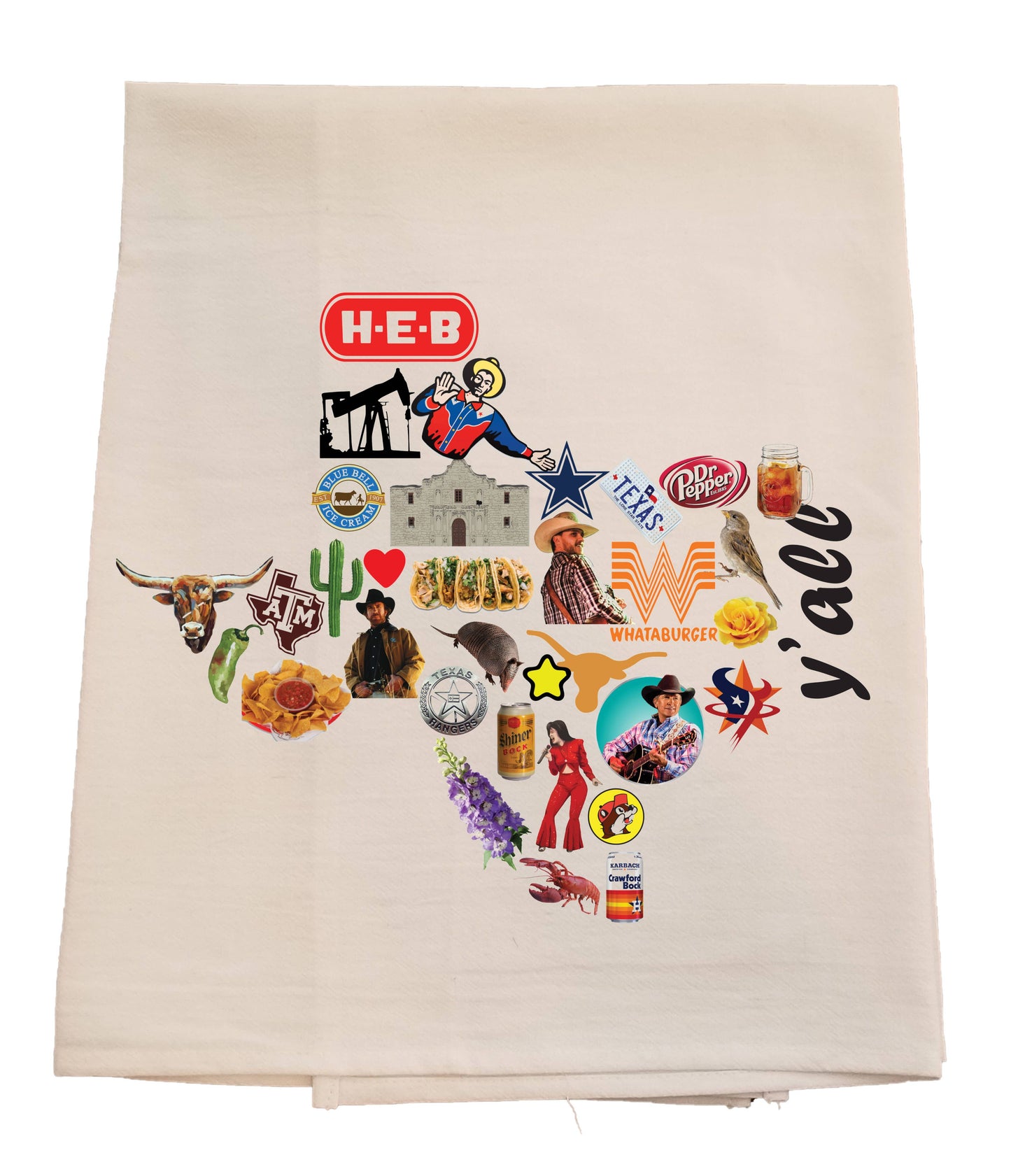 Taste of Texas Tea Towel