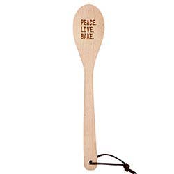 Cooking Spoon - Peace. Love. Bake.