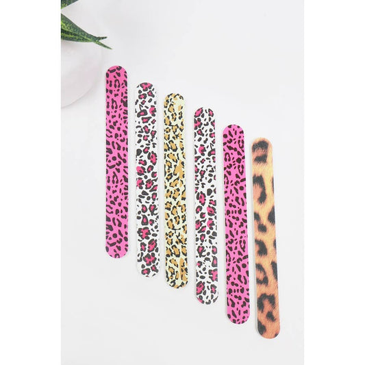 Leopard Nail File- 3 pack