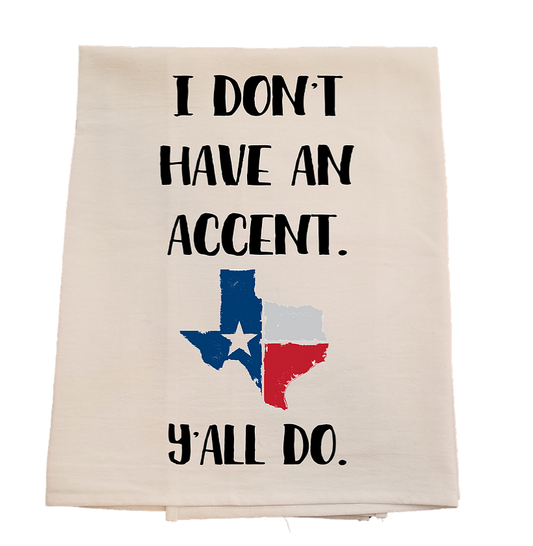 Texas Accent Tea Towel