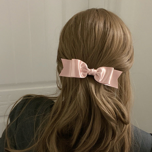 Elegant French Half-tie Hair Clip Bow shape 1/unit